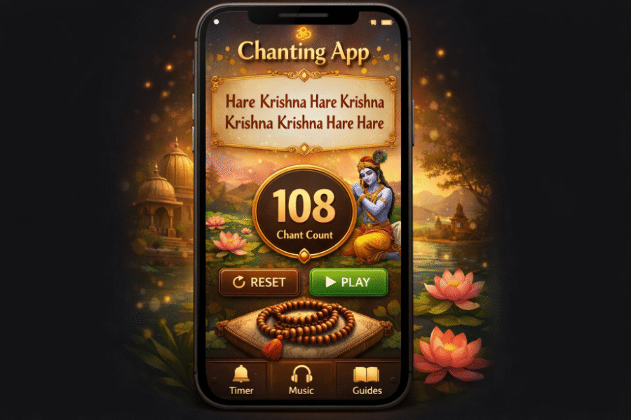 chanting app for hare mantra